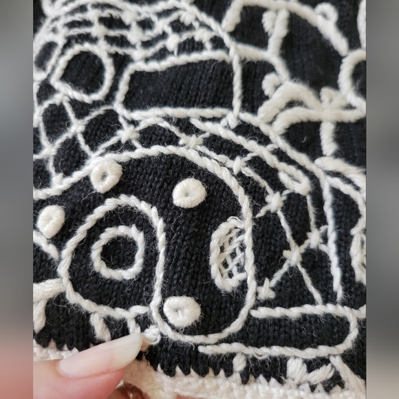 Michael Simon Car Crochet Edge Cotton Cardigan - Picture 3 of 10